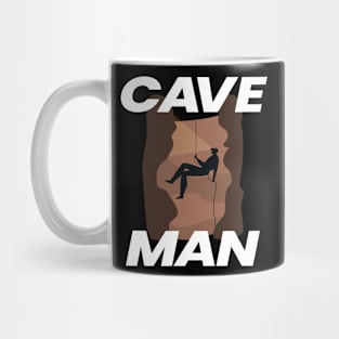 Cave Man Caving Cave Speleology Mug